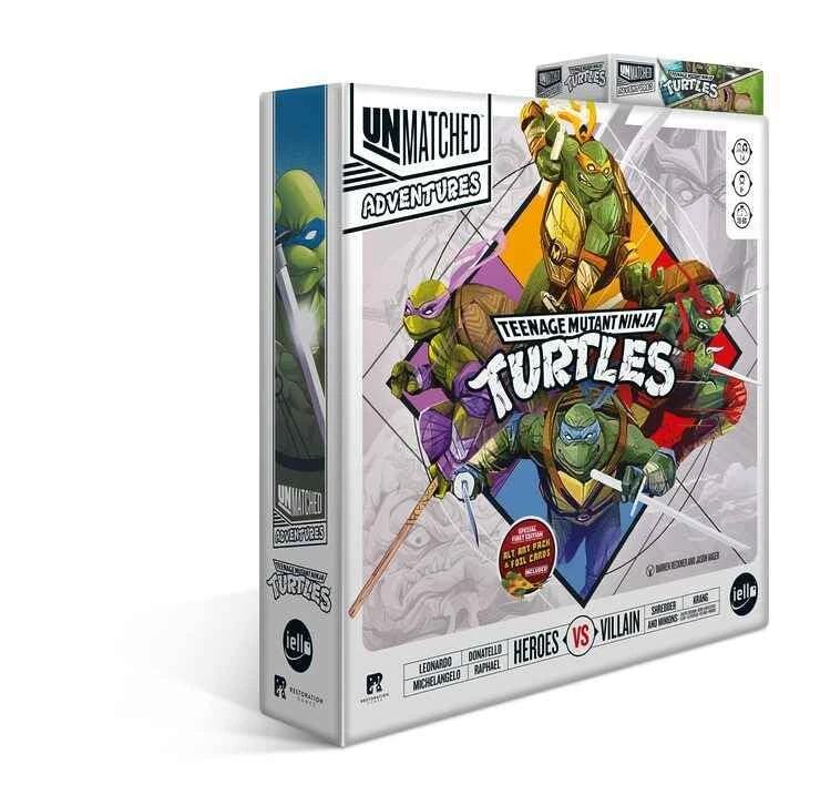 IELLO | Unmatched Adventures: Teenage Mutant Ninja Turtles | Board Game | Ages 9+ | 1-4 Players | 60 Minutes Playing Time - Image 1