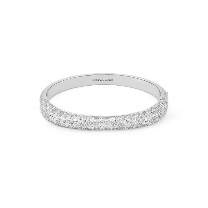 Michael Kors Premium Women's Silver-Tone Brass Bracelet, MKJ8599040