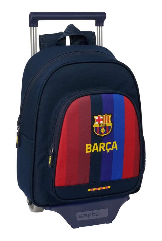 F.C. Barcelona 1st Team 26/27 – Children's Backpack with Trolley Safta 705, Ideal for Children of Different Ages, Comfortable and Versatile, Quality and Resistance, 28 x 10 x 34 cm