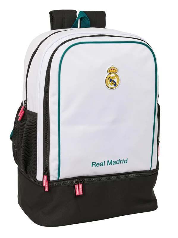 Real Madrid EQUIPACIÓN 26/27 – Training Backpack, for Daily Use, Ideal for Children of Different Ages, Comfortable and Versatile, Quality and Resistance, 35 x 24 x 50 cm