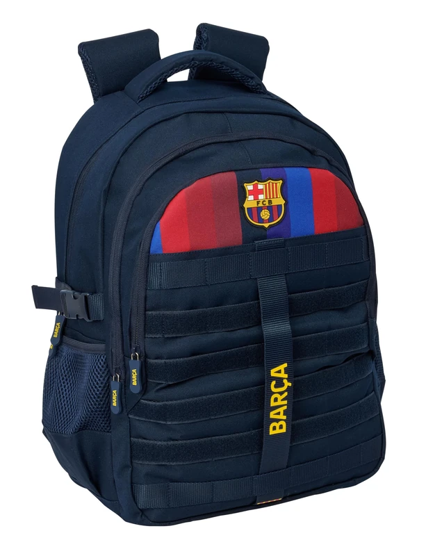F.C. Barcelona 1st Team 26/27 – Double Cross Backpack, for Daily Use, Ideal for Children of Different Ages, Comfortable and Versatile, Quality and Resistance, 34 x 15 x 46 cm