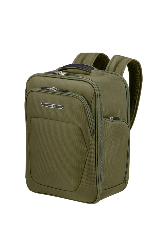 Samsonite Spark SNG Eco - Cabin Backpack 40x30x20 cm - Carry-On for Ryanair, Wizz Air & Vueling, Underseat Bag with Laptop Compartment 15.6", 26 L, 0.80 KG, Green (Olive)