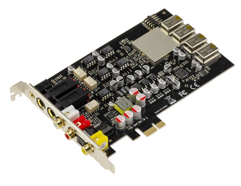 KALEA-INFORMATIQUE Cmedia CM6635 HiFi Pro PCI Express Digital Sound Card with DAC ESS9038Q2M Headphone Outputs, 6.5mm Jack Balance, RCA x2, Digital x2 in SPDIF and RCA - Image 1