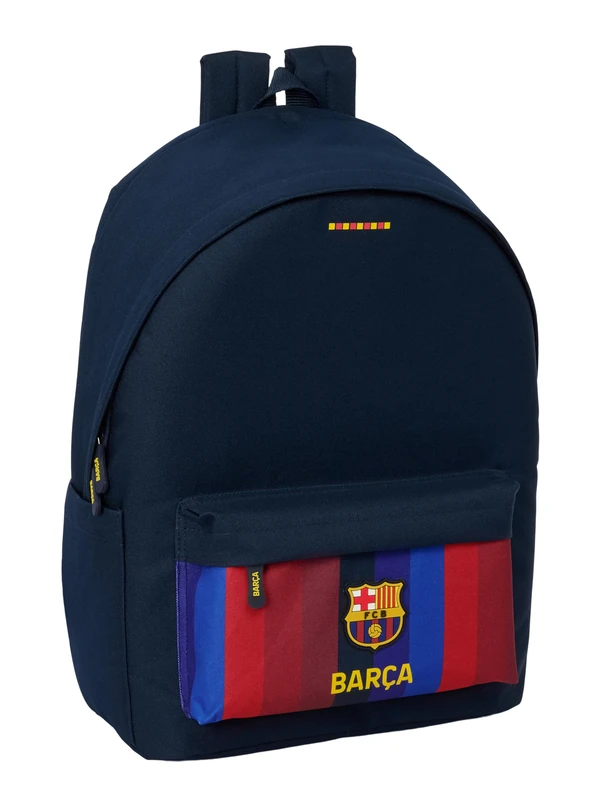 F.C. Barcelona 1st Team 26/27 – Backpack for 15.6 Inch Laptop and USB, Ideal for Young People of Different Ages, Recycled Fabric, Comfortable and Versatile, Quality and Resistance, 31 x 18 x 44 cm