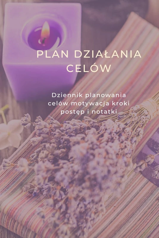 Plan działania celów: Dziennik planowania celów motywacja kroki postęp i notatki - Image 1
