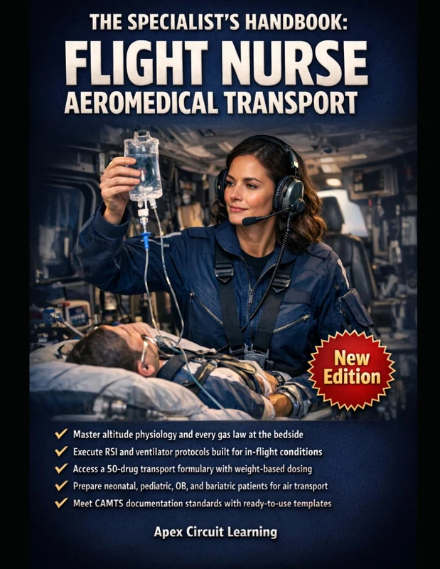 THE SPECIALIST'S HANDBOOK: FLIGHT NURSE AEROMEDICAL TRANSPORT: Clinical Protocols, Altitude Physiology & Emergency Patient Management for Air Medical Crews