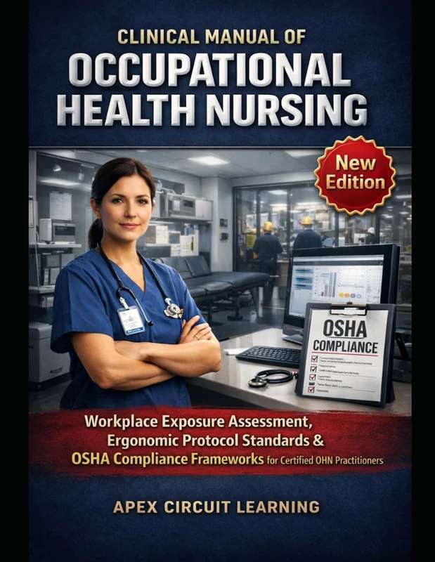 Clinical Manual of Occupational Health Nursing: Workplace Exposure Assessment, Ergonomic Protocol Standards & OSHA Compliance Frameworks for Certified OHN Practitioners