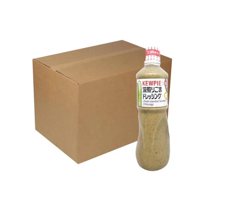 Kewpie Deep-Roasted Sesame Dressing -No MSG 1L (Pack of 9)