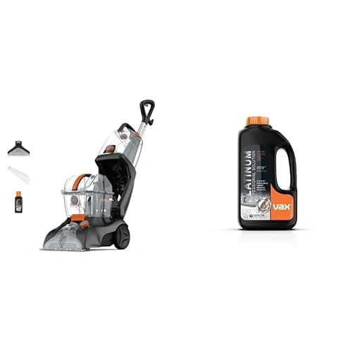 Vax Rapid Revive Carpet Washer with Platinum Professional 1.5L Solution Bundle, Powerful Deep Cleaning for Carpets, Rugs & Upholstery, Tackles Dirt, Stains & Odours - Image 1