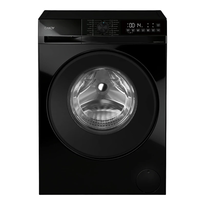 Candy Quick Pro GD 410B9B-80 Washing Machine, 10kg, 1400rpm, Black, A-30% Energy Class