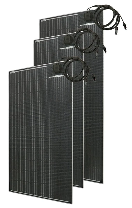 NLS Flat Solar Module, 150 W, Monocrystalline, 137 x 59 x 0.4 cm, 4.9 kg, MC4 Connector