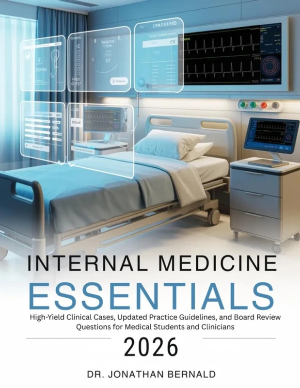 INTERNAL MEDICINE ESSENTIALS 2026: High-Yield Clinical Cases, Updated Practice Guidelines, and Board Review Questions for Medical Students and Clinicians