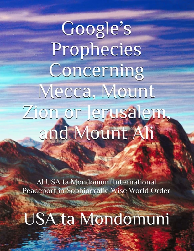 Google’s Prophecies Concerning Mecca, Mount Zion or Jerusalem, and Mount Ali: Al USA ta Mondomuni International Peaceport in Sophiocratic Wise World Order
