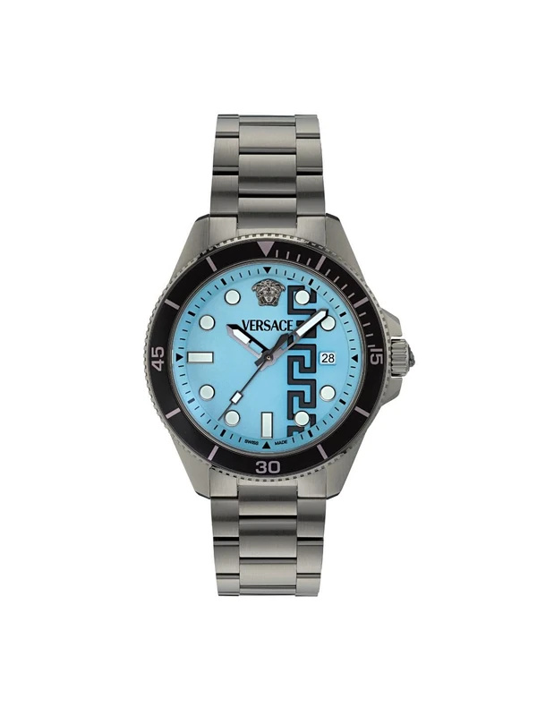 Versace Men's Analogue Quartz Watch Greca Force Swiss Made