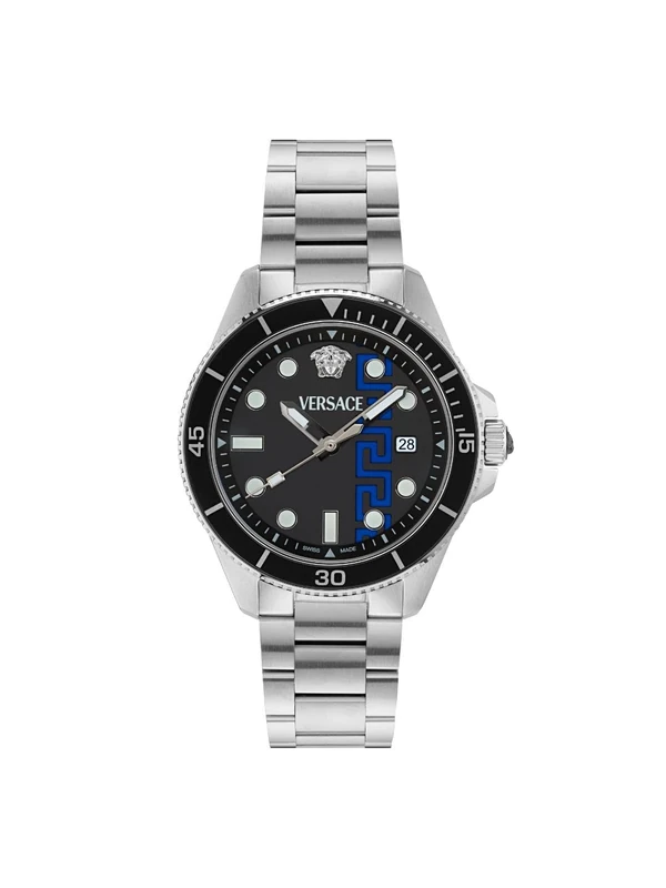 Versace Men's Analogue Quartz Watch Greca Force Swiss Made