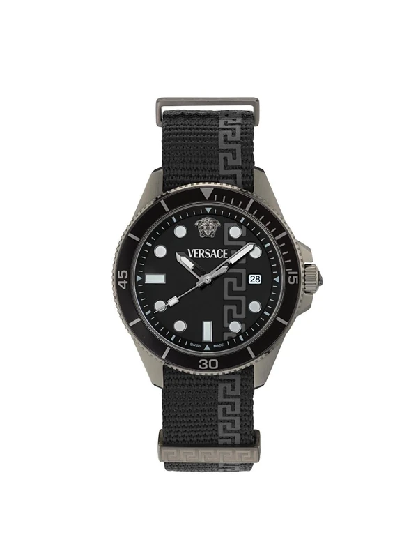 Versace Men's Analogue Quartz Watch Greca Force Swiss Made