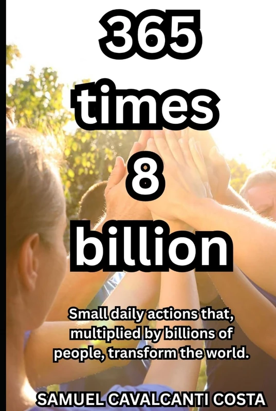 365 times 8 billion: Small daily actions that, multiplied by billions of people, transform the world.