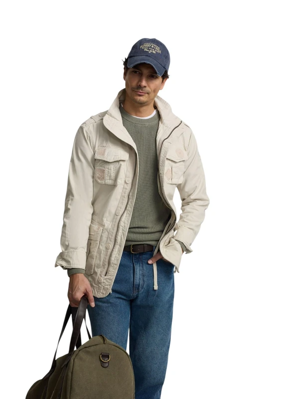 SILBON Parka patches, stone, S-3XL - Image 1