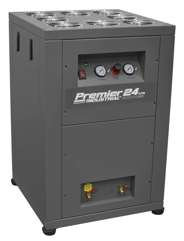 Sealey Premier Industrial Oil Free Low Noise Air Compressor Direct Drive - 24L, 3hp - SAC01VLN