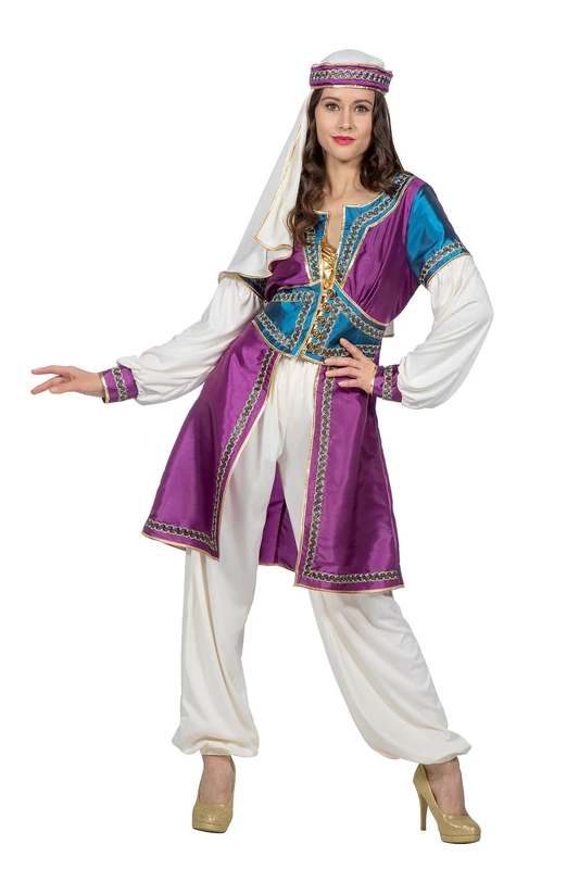 WILBERS & WILBERS 4517 Arabian Nights Costume Women, 3-Piece Set, Oriental Fancy Dress for Carnival, Theme Party