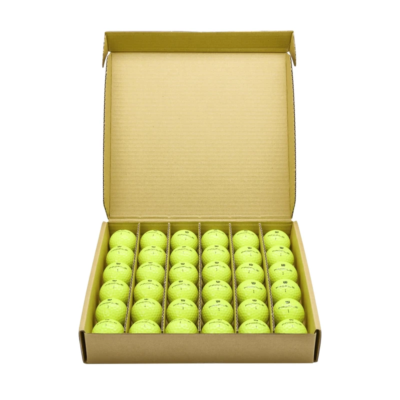 Wilson Profile Distance Golf Balls, 36-Ball Pack, Colour: Yellow