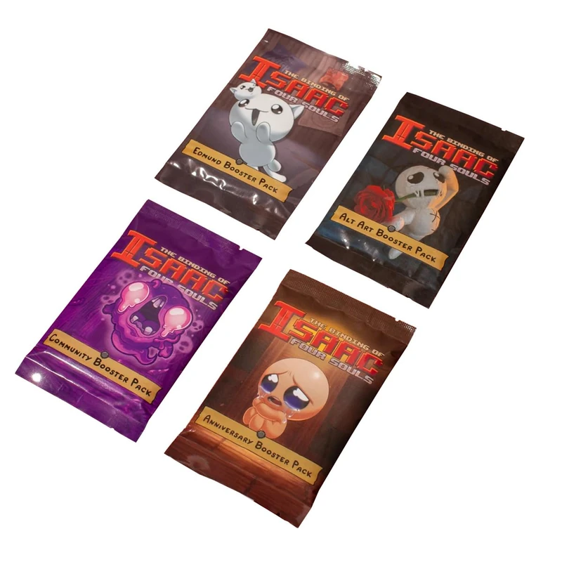 Maestro Media Ventures | The Binding Of Isaac Four Souls Booster Pack Bundle | Booster Bundle For Card Game | 1-4 Players | 30-60 Min - Image 1