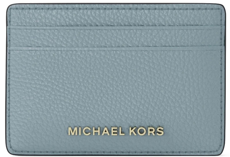 Michael Kors Jet Set Hammered Leather Credit Card Holder
