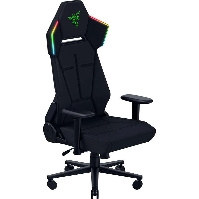 Razer Soma Chroma - Wireless Chroma RGB Gaming Chair - Built-in Ergonomic Lumbar Arch - USB Type C Connection - Built-In Control Panel - Up to 155° Recline | Black