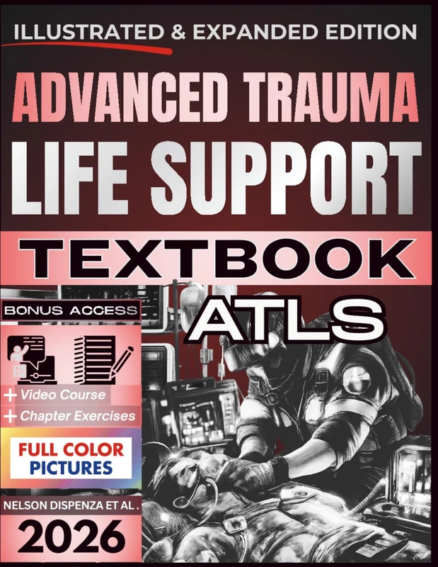 ADVANCED TRAUMA LIFE SUPPORT ATLS TEXTBOOK: Illustrated and Updated for 11th Edition | Practical, Priority-Based Clinical Guide to Rapid Assessment, Resuscitation, and Definitive Trauma Management