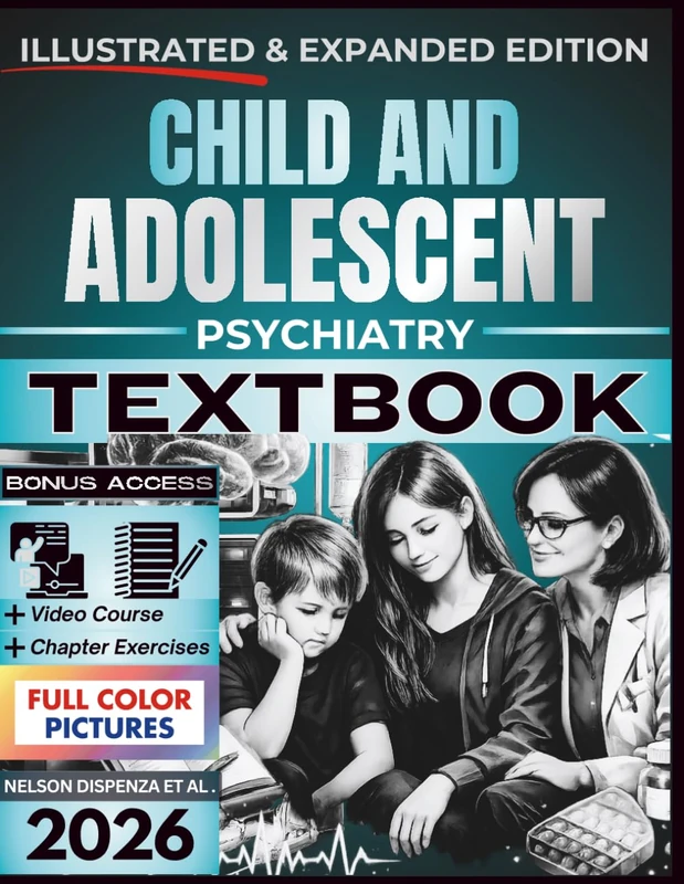 CHILD AND ADOLESCENT PSYCHIATRY TEXTBOOK: Illustrated and Expanded | Practical, Developmentally Informed Clinical Guide to Psychiatric Assessment, Diagnostic Formulation