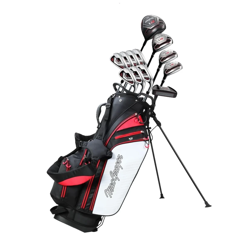 MacGregor ZT1 Mens Package Set With Stand Bag, Mens Right Hand, Graphite/Steel, Regular