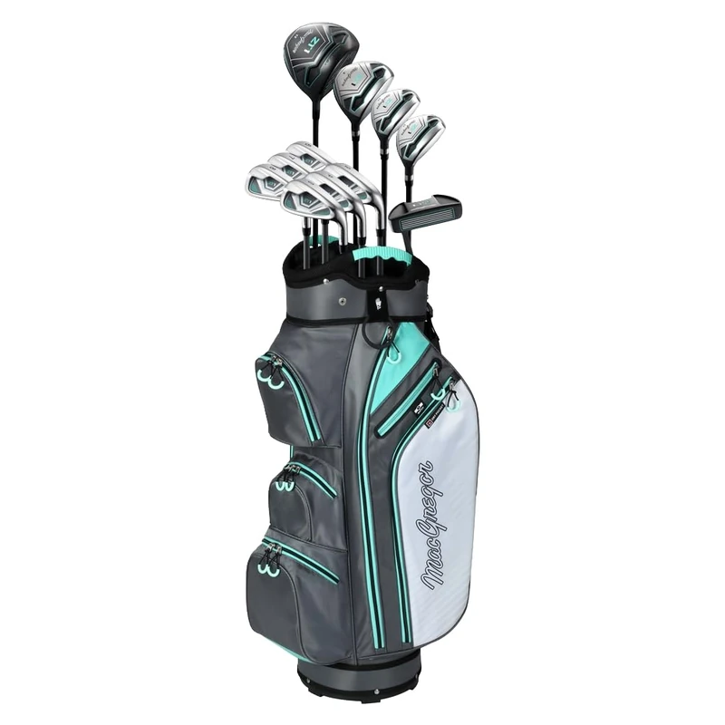 MacGregor ZT1 Package Set With Trolley Bag, Ladies Right Hand, ALL Graphite