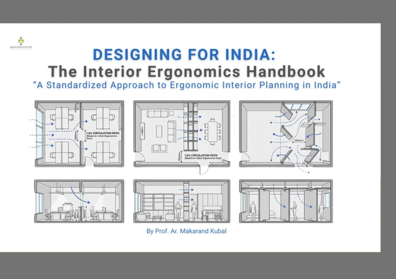 Designing for India: The Interior Ergonomics Handbook: A Standardized Approach to Ergonomic Interior Planning in India