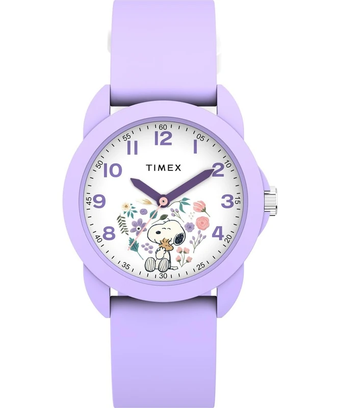 Timex Child Analogue Quartz Watch Peanuts Time Teacher - Image 1
