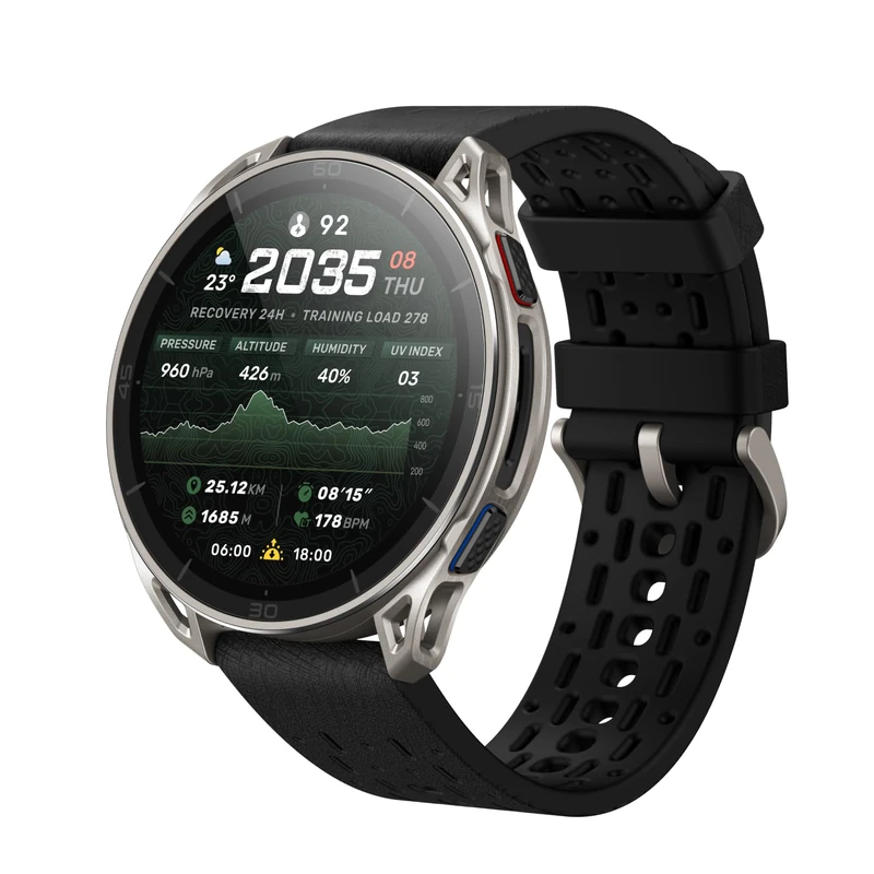 Amazfit Cheetah 2 Ultra 47mm GPS Smart Watch, 1.5" AMOLED Sapphire Glass, Titanium Case, 30-Day Battery life, Flashlight, 64GB Storage, NFC, Offline Maps,180+ Sports & HYROX, for Android & iPhone