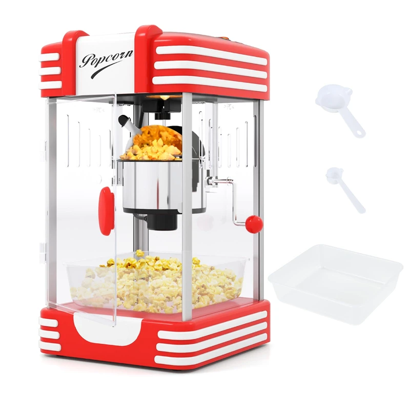 GiantexUK Popcorn Maker, Theater-Style Countertop Popcorn Machine