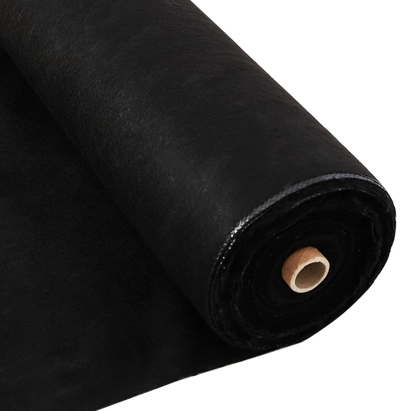 Garvee Professional Mulch Sheet 164 g/m² (5.8oz), 1.22 x 30.5 m (37 m²), Extra Strong Geotextile Fabric, High Permeability and UV Stabilisation, for Garden, Under Gravel, Garden, Black