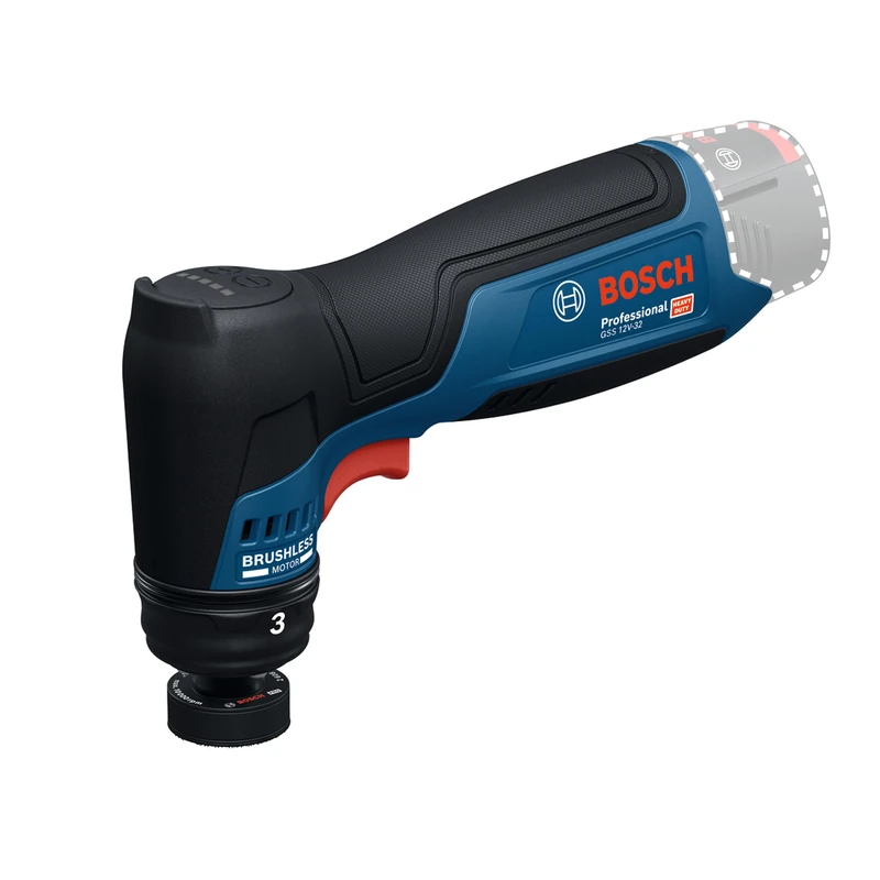 Bosch Professional 12V System Cordless Orbital Sander GSS 12V-32 (incl. Mounted 32mm Velcro Backing pad, 32mm Sticker Backing pad)