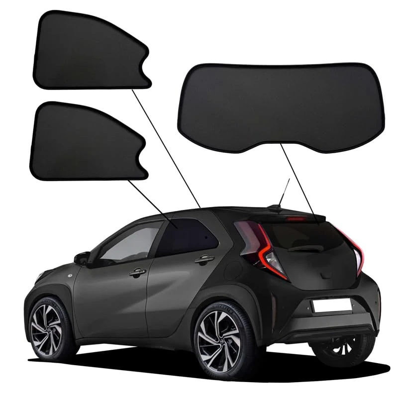 SunClip Privacy & Sun protection compatible with Toyota Aygo X 2022-