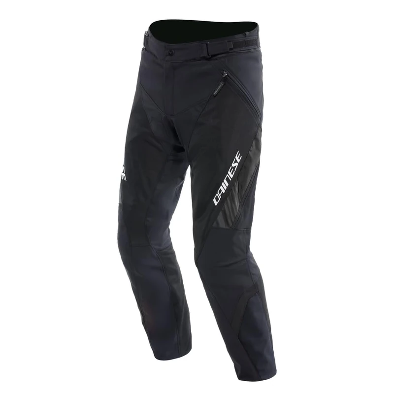 Dainese - Drake 2 Air Absoluteshell Pants, Motorbike Waterproof Trousers, Ventilated, with Removable Knee Protectors, Black, 54
