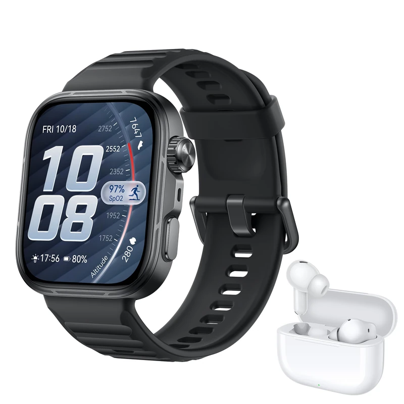 HUAWEI WATCH FIT 5 Pro Smart Watch Black + FreeBuds SE 4 ANC White