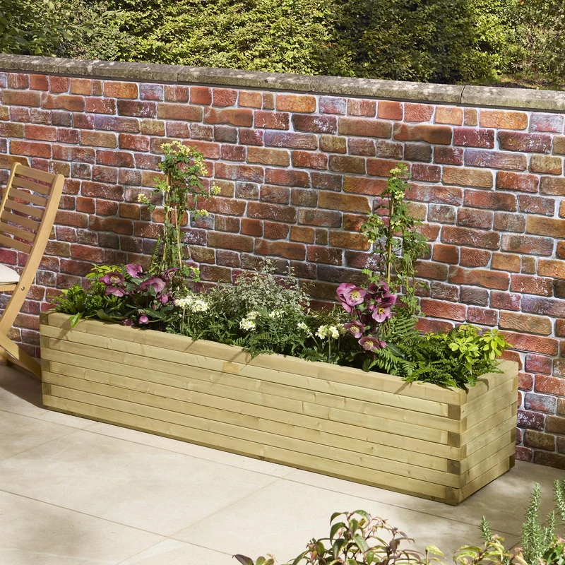 Rowlinson Premier Patio Trough Planter 2m