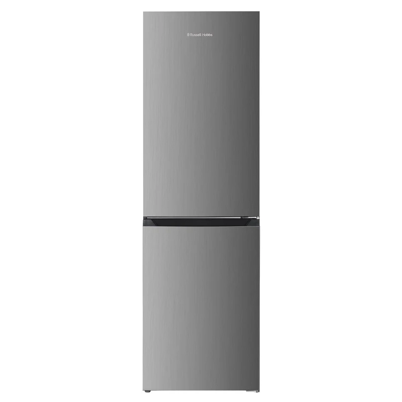 Russell Hobbs Freestanding Total No Frost Fridge Freezer 50/50 247L in Stainless Steel, Automatic Defrost, Adjustable Thermostat and Feet, Reversible Door, 181(H) x 54.5(W) cm, RH181TNF552E2SS