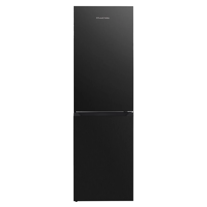 Russell Hobbs Freestanding Total No Frost Fridge Freezer 50/50 247L in Black Steel, Automatic Defrost, Adjustable Thermostat and Feet, Reversible Door, 181(H) x 54.5(W) cm, RH181TNF552E2DI