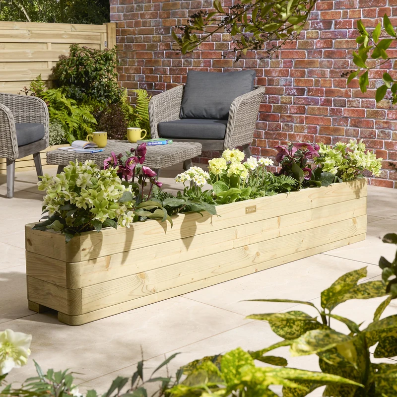 Marberry Trough Planter 1.8m