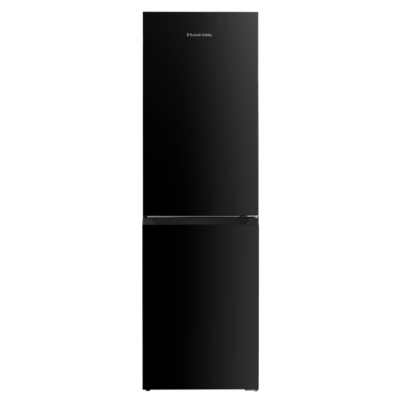 Russell Hobbs Freestanding Total No Frost Fridge Freezer 50/50 247L in Black, Automatic Defrost, Adjustable Thermostat and Feet, Reversible Door, 181(H) x 54.5(W) cm, RH181TNF552E2B