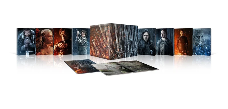 Game of Thrones 15th Anniversary SteelBook Library Case Collection (4K Ultra HD) [2026] [Blu-ray] [Region Free]