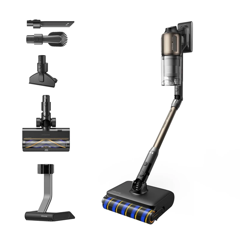 dreame Z30 Pro Aqua Wet Cleaning Stick Vacuum, Wet & Dry Cleaning, Self-Cleaning & Hot Air Drying, 90° Bendable Rod, Anti-Tangle Hair Cutting, 855W, 28,000Pa Suction, Cordless