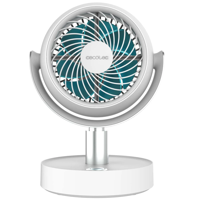 Cecotec Powerful Table Fan EnergySilence 800 Cyclone Desk Portable Cool. 10W DC Motor, 4000mAh Battery, Wireless, 6" Diameter, 5 Levels, 60 Degree Oscillation, 90 Degree Tilt - Image 1