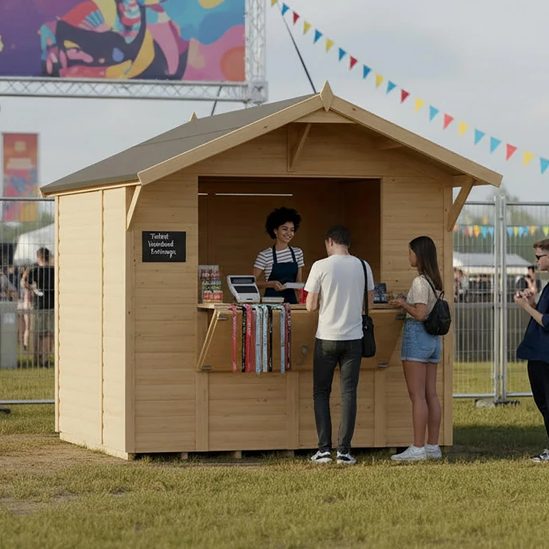 Rowlinson Bertilo Loglap Market Stall/Kiosk 8' x 6'